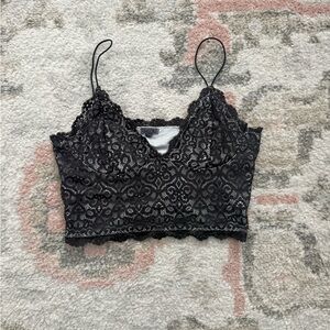 Garage Black Lace Bralette